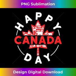 Happy Canada Day Maple Leaf  Toddler - Innovative PNG Sublimation Design - Spark Your Artistic Genius