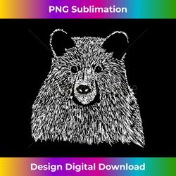 Black Bear Art - Crafted Sublimation Digital Download - Challenge Creative Boundaries