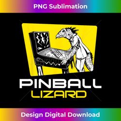 pinball lizard - retro vintage multiball pinball arcade game - contemporary png sublimation design - immerse in creativity with every design
