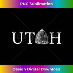 Utah Beehive State Souvenir - Minimalist Sublimation Digital File - Elevate Your Style with Intricate Details