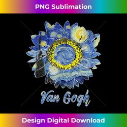 Van Gogh Starry Night Sunflower Van Gogh Sunflowers Art - Edgy Sublimation Digital File - Ideal for Imaginative Endeavors