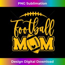 s game day black and yellow high school football football mom - classic sublimation png file - pioneer new aesthetic frontiers