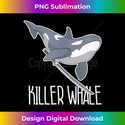Killer Whale Orca Fish Ocean Animal Sword - Urban Sublimation PNG Design - Enhance Your Art with a Dash of Spice