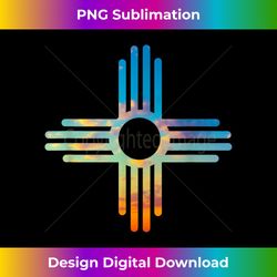 new mexico state zia symbol sky version graphic print mcma - artisanal sublimation png file - rapidly innovate your artistic vision