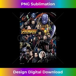 Marvel Avengers Infinity War Group - Sleek Sublimation PNG Download - Chic, Bold, and Uncompromising
