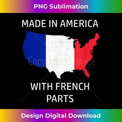 Made in America with French Parts - France and USA Pride - Bohemian Sublimation Digital Download - Immerse in Creativity with Every Design