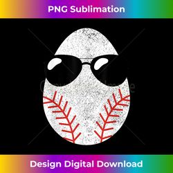 Baseball Easter Egg n Girls Boys Outfit - Deluxe PNG Sublimation Download - Chic, Bold, and Uncompromising