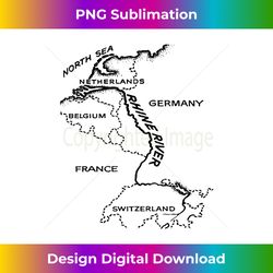 Rhine Geography River Germany Switzerland France - Futuristic PNG Sublimation File - Crafted for Sublimation Excellence