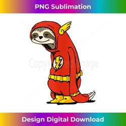 Funny sloth flash as a superhero Christmas - Chic Sublimation Digital Download - Pioneer New Aesthetic Frontiers