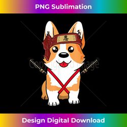 Ninja Corgi Dog Cute Japanese Anime Easy Halloween Costume - Chic Sublimation Digital Download - Chic, Bold, and Uncompromising