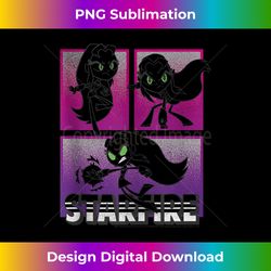 DC Comics n Titans Go! Starfire Action Panels - Sublimation-Optimized PNG File - Immerse in Creativity with Every Design