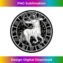Sagittarius Zodiac Astrology Vintage - Vibrant Sublimation Digital Download - Rapidly Innovate Your Artistic Vision