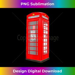british phone booth london england red telephone box - bespoke sublimation digital file - craft with boldness and assurance
