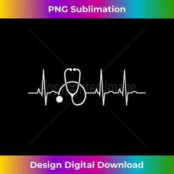 s Stethoscope Heartbeat EKG Nurse Medical Doctor Cool Nursing - Luxe Sublimation PNG Download - Challenge Creative Boundaries