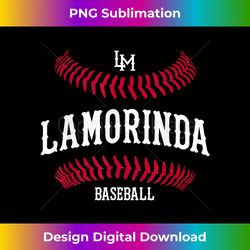 Lamorinda Baseball Seams Logo T - Sleek Sublimation PNG Download - Challenge Creative Boundaries