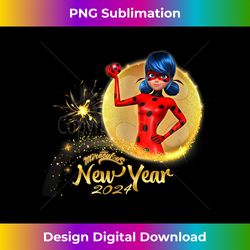 Miraculous Ladybug Happy New Year 2024 - Crafted Sublimation Digital Download - Crafted for Sublimation Excellence