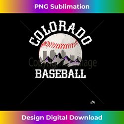 Colorado Baseball Rocky Mountain Team - Luxe Sublimation PNG Download - Channel Your Creative Rebel