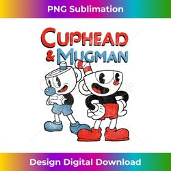 Cuphead & Mugman Dynamic Duo Graphic - Sophisticated PNG Sublimation File - Customize with Flair