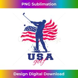 Golf in the USA Support the Team USA Plays Golf Lover - Sublimation-Optimized PNG File - Channel Your Creative Rebel