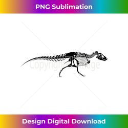 Rex Dinosaur Fossil Skeleton Paleontology - Luxe Sublimation PNG Download - Craft with Boldness and Assurance
