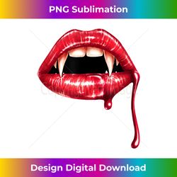 Awesome Vampire Fangs Lips Halloween Trick Or Treat - Vibrant Sublimation Digital Download - Craft with Boldness and Assurance