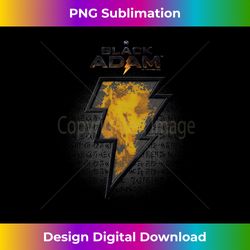 Black Adam Black & Gold Logo - Minimalist Sublimation Digital File - Customize with Flair