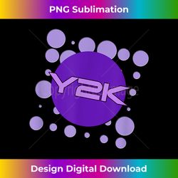 Y2K (Year 2000) Retro Purple Bubble Aesthetic - Sophisticated PNG Sublimation File - Crafted for Sublimation Excellence