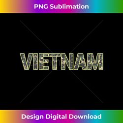 Vietnam Veteran Cool Camou flage Military Army Soldier - Classic Sublimation PNG File - Customize with Flair