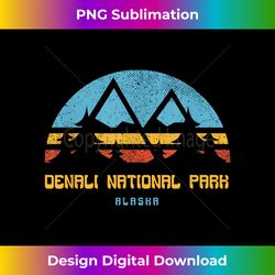 Denali National Park Alaska Retro Vintage Hiking - Sublimation-Optimized PNG File - Challenge Creative Boundaries