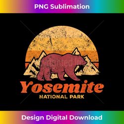 Vintage Bear Yosemite National Park - Bespoke Sublimation Digital File - Elevate Your Style with Intricate Details