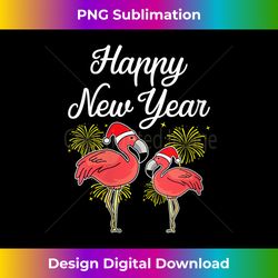 s Happy New Year Outfit for Flamingo Lover New Years Day - Artisanal Sublimation PNG File - Pioneer New Aesthetic Frontiers