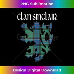 Clan Sinclair Tartan Scottish Family Name Scotland Pride - Innovative PNG Sublimation Design - Tailor-Made for Sublimation Craftsmanship
