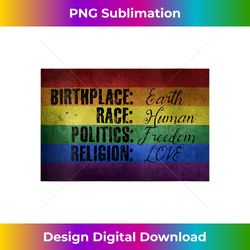 s LGBT Rainbow Flag Promoting Pride Equality and Love - Innovative PNG Sublimation Design - Immerse in Creativity with Every Design