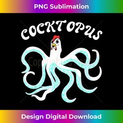 Cocktopus Octopus - Deluxe PNG Sublimation Download - Ideal for Imaginative Endeavors