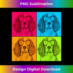 Welsh Springer Spaniel Dog Pop Art Design Illustration - Futuristic PNG Sublimation File - Customize with Flair