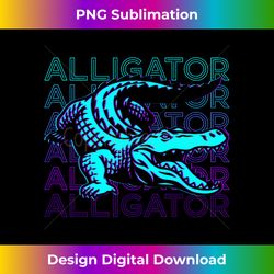Alligator Crocodile Gator Retro Alligator - Chic Sublimation Digital Download - Craft with Boldness and Assurance