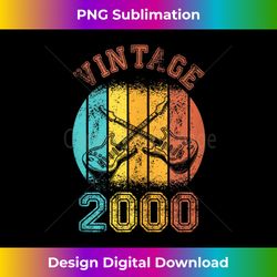 24th Birthday Vintage 2000 Retro 24 Years Old Guitar Lover - Bespoke Sublimation Digital File - Infuse Everyday with a Celebratory Spirit