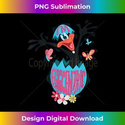 Looney Tunes Easter Daffy Duck I'm Eggcentric - Futuristic PNG Sublimation File - Lively and Captivating Visuals
