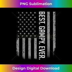 Best Gampy Ever US American Flag  For Father's Day - Contemporary PNG Sublimation Design - Challenge Creative Boundaries