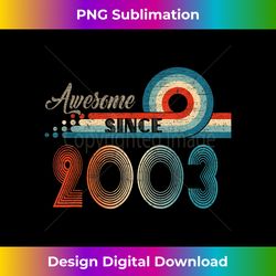 19 Year Old 19 Birthday s Vintage Awesome Since - Artisanal Sublimation PNG File - Craft with Boldness and Assurance