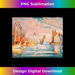 Lighthouse at Groix by Paul Signac - Luxe Sublimation PNG Download - Spark Your Artistic Genius