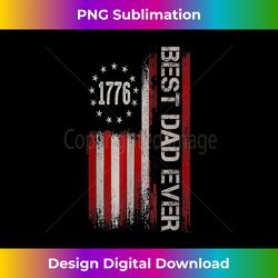 Best Dad Ever With US American Flag Fathers Day - Sublimation-Optimized PNG File - Channel Your Creative Rebel