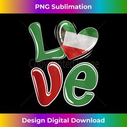 Love Heart Kuwait Proud Kuwaiti Cute Valentine's day - Bespoke Sublimation Digital File - Enhance Your Art with a Dash of Spice