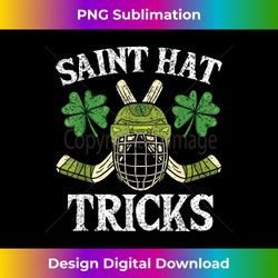 Saint Hat Tricks Hockey Player St Patricks Day Irish - Sleek Sublimation PNG Download - Craft with Boldness and Assurance