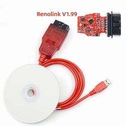 New Renolink 1.99 for Renault ECU Programmer ECU Key UCH matching dashboard coding eeprom and flash