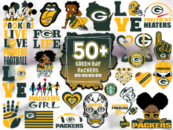 green bay packers svg bundle: sports graphics for creative projects