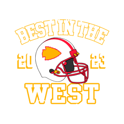 Best In The West 8 Straight Years Kansas City Chiefs SVG