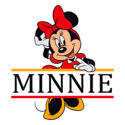 Cute Minnie Mouse Disney Character SVG