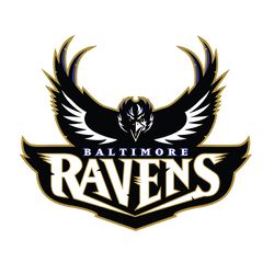 Baltimore Ravens Winged Emblem SVG