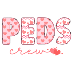 Peds Crew Pediatrics Valentines PNG